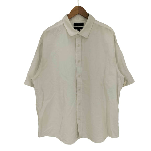 バナナリパブリック BANANA REPUBLIC OVERSIZED FIT オーバーサイズフィット リネン ショートスリーブ シャツ メンズ import:XL