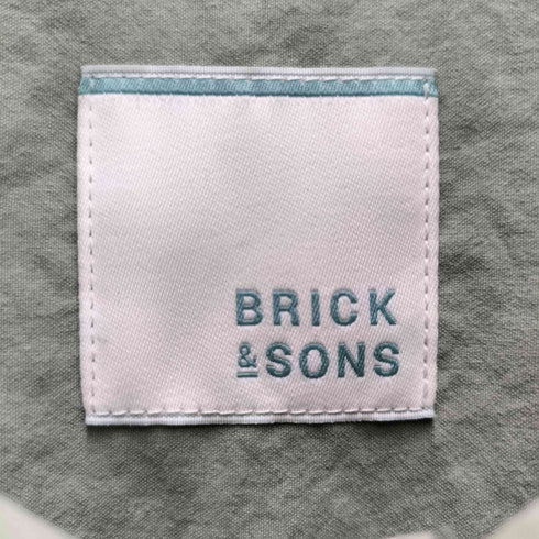 BRICK & SONS オーバーサイズ レギュラーカラー ベーシック L/S シャツ メンズ JPN:S