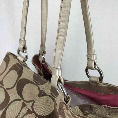コーチ COACH シグネチャーロゴトートバッグ レディース