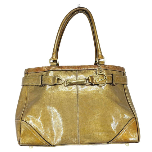 コーチ COACH エナメルトートバッグ レディース