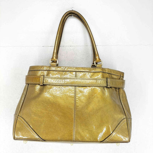 コーチ COACH エナメルトートバッグ レディース