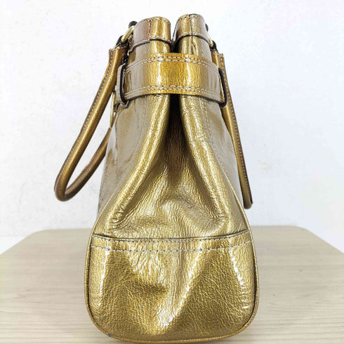 コーチ COACH エナメルトートバッグ レディース