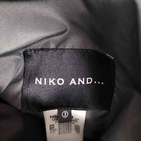 ニコアンド niko and... リバーシブル MA-1フライトブルゾン メンズ JPN:3
