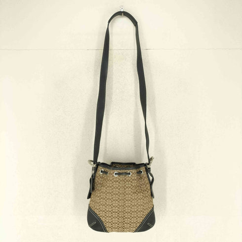 コーチ COACH シグネチャーロゴ巾着ショルダーバッグ レディース