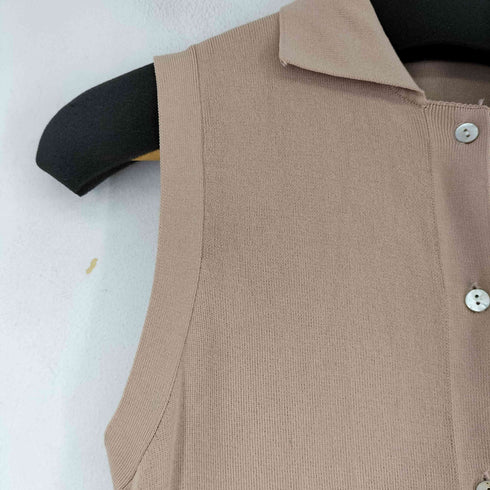 ザラ ZARA ノースリーブ シャツワンピース レディース import:M