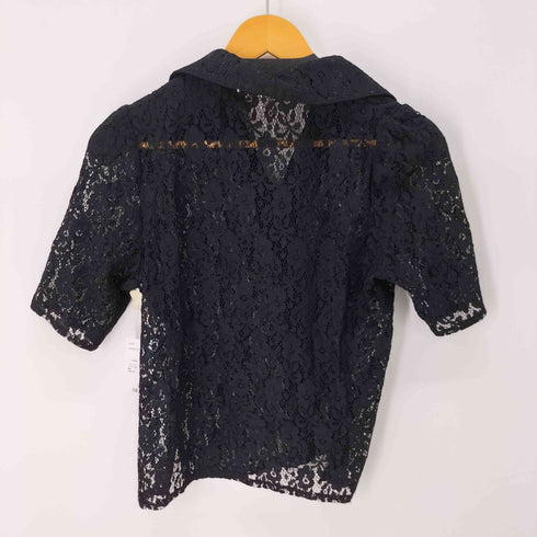 マウジー moussy レース開襟 S/S シャツ レディース FREE