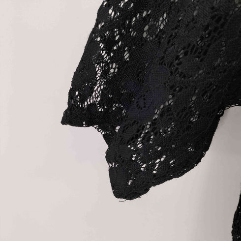 マウジー moussy レース開襟 S/S シャツ レディース FREE