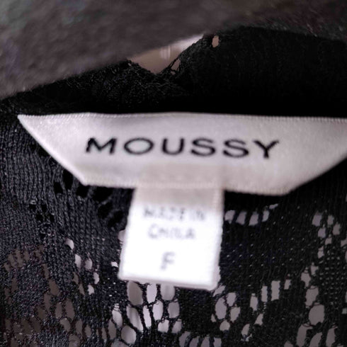 マウジー moussy レース開襟 S/S シャツ レディース FREE