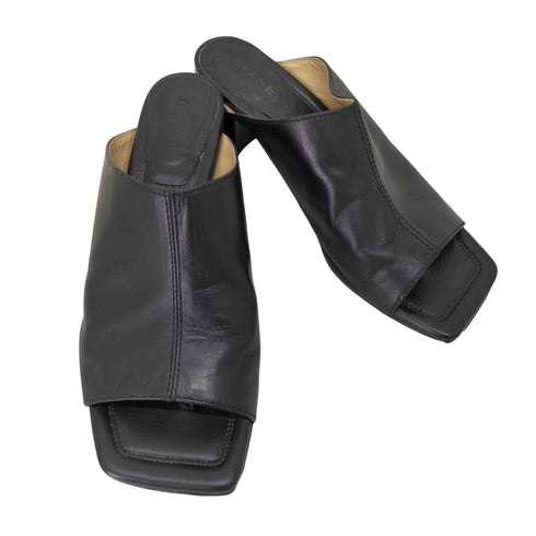 クラネ CLANE SQUARE TOE PUMPS ミュール レディース JPN:38