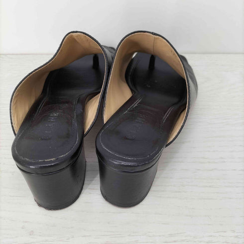 クラネ CLANE SQUARE TOE PUMPS ミュール レディース JPN:38