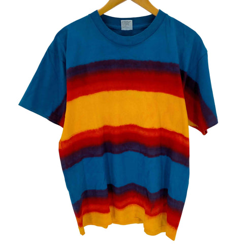 sun dog USA製 タイダイクルーネックTシャツシングルステッチ メンズ JPN:L