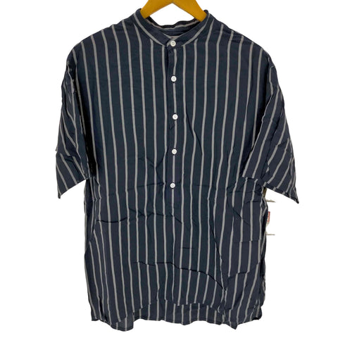 スティーブンアラン Steven Alan CU/ST PULLOVER BOX BAND COLLAR SHIRT-BOLD メンズ JPN:M