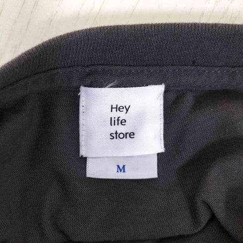 ヘイライフストア Hey life store space logo T shirt スペースロゴ Tシャツ レディース JPN:M
