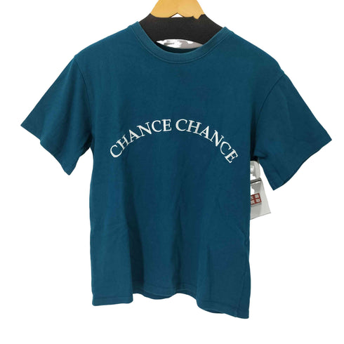 chancechance S/S フロント刺繍 クルーネックTシャツ レディース