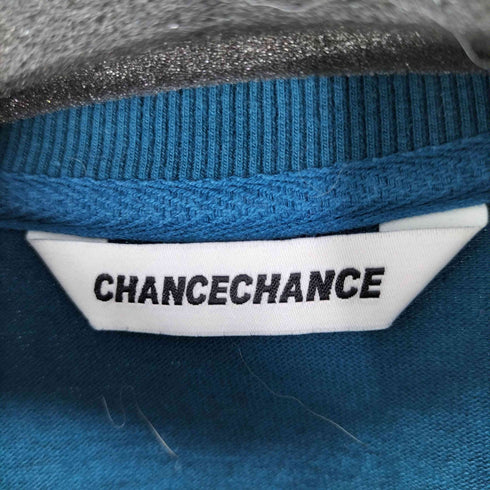 chancechance S/S フロント刺繍 クルーネックTシャツ レディース
