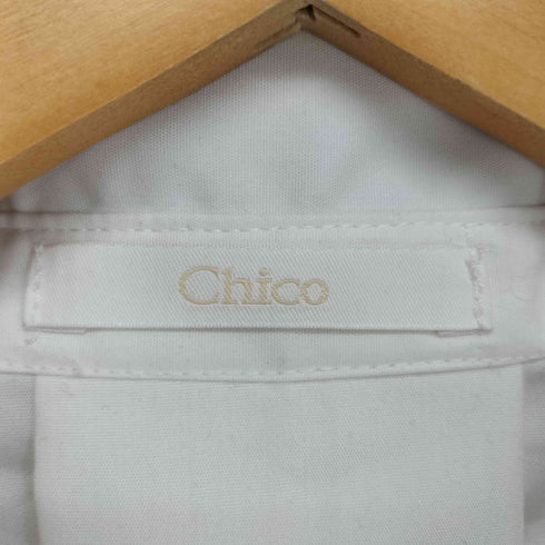 チコ Chico ロングカラーレースアップシャツ レディース