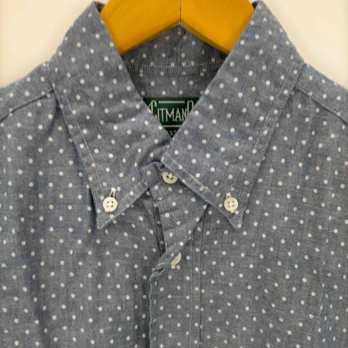 ギットマンブラザーズ GITMAN BROS. vintage USA製 シャンブレー ドット ボタンダウンシャツ メンズ JPN:M