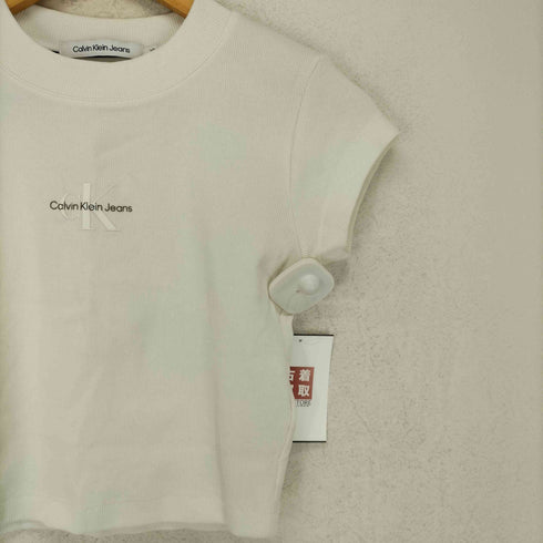 カルバンクラインジーンズ Calvin Klein Jeans ロゴプリントミニTシャツ レディース XS