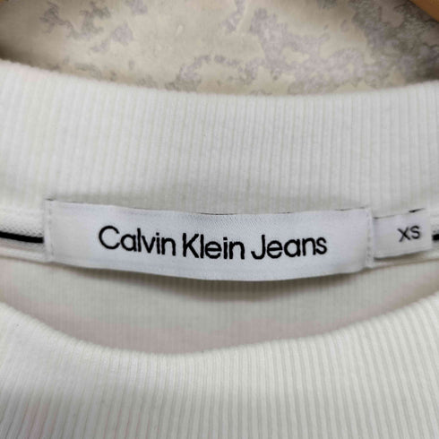 カルバンクラインジーンズ Calvin Klein Jeans ロゴプリントミニTシャツ レディース XS
