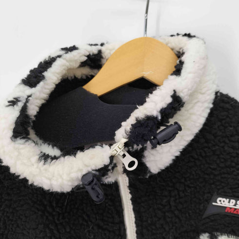 メイド エクストリーム MADE EXTREME カウ柄ハイネックボアジャケット メンズ