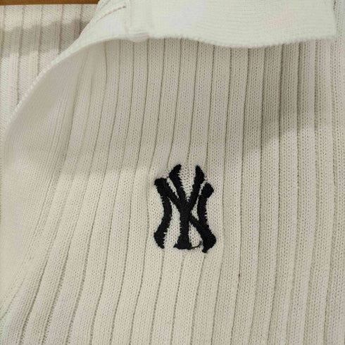 バックトゥザフィールド BACK TO THE FIELD チームロゴ刺繍 スキッパーリブポロシャツ Y2K レディース FREE