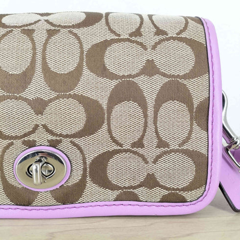 コーチ COACH シグネチャーロゴ タッセルデザイン ショルダーバッグ レディース