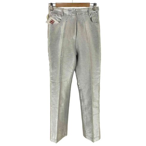 エイチアンドエム H&M studio A/W2022 シルバーパンツ レディース FR:38-40