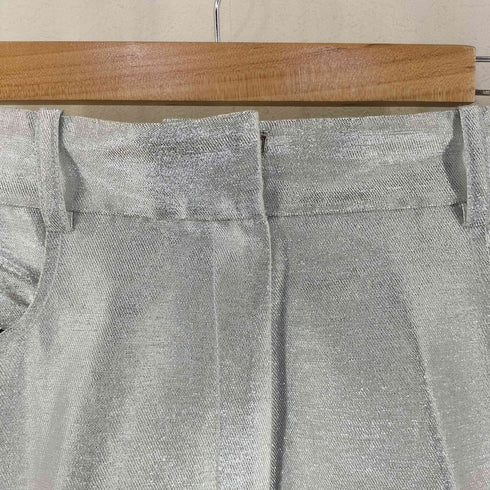 エイチアンドエム H&M studio A/W2022 シルバーパンツ レディース FR:38-40