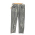 ザラ ZARA STRAIGHT WAXED JEANS レディース EUR:40-42