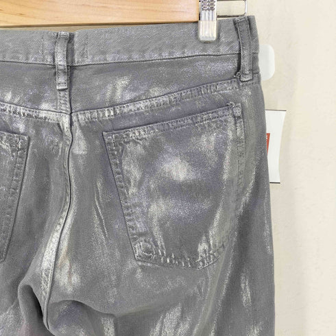 ザラ ZARA STRAIGHT WAXED JEANS レディース EUR:40-42