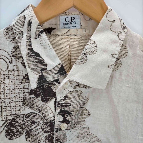 シーピーカンパニー C.P.COMPANY 総柄リネンシャツ メンズ JPN:4