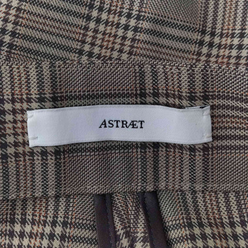 アストラット ASTRAET チェック柄 ワイドパンツ レディース JPN:2