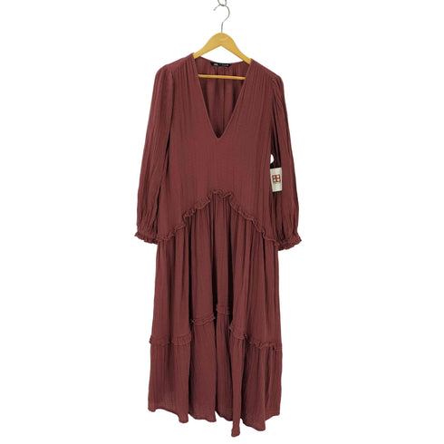 ザラ ZARA シャーリングワンピース レディース