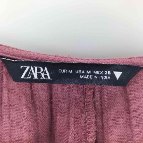 ザラ ZARA シャーリングワンピース レディース