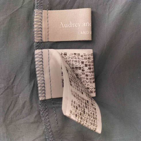 オードリーアンドジョンワッド Audrey and John Wad ピンタックギャザーロングワンピース レディース FREE
