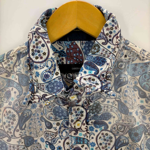 ディースクエアード DSQUARED2 グラデーション ペイズリーシャツ メンズ JPN:46