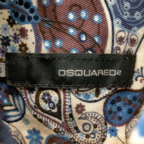 ディースクエアード DSQUARED2 グラデーション ペイズリーシャツ メンズ JPN:46