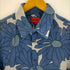 ヒューゴボス HUGO BOSS フラワープリントシア―コットンシャツ メンズ import:M