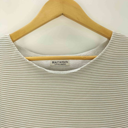 ビューティーアンドユースユナイテッドアローズ BEAUTY & YOUTH UNITED ARROWS カットオフ ミジンボーダー カットソー メンズ JPN:XL
