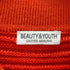 ビューティーアンドユースユナイテッドアローズ BEAUTY & YOUTH UNITED ARROWS ドロップ ボーダー ニット ポロ ウォッシャブル メンズ JPN:S