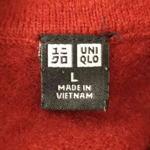 ユニクロ UNIQLO カシミヤ タートルネック セーター ニット メンズ JPN:L