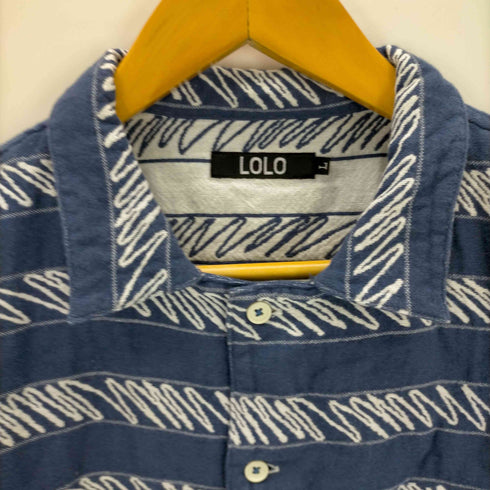 ロロ LOLO ボーダーシャツ メンズ JPN:L