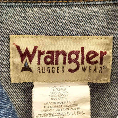 ラングラー Wrangler 90S デニムトラッカージャケット メンズ JPN:L