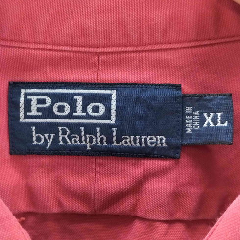 ポロバイラルフローレン Polo by RALPH LAUREN 90S ポニー無 両フラップシャツ メンズ JPN:XL