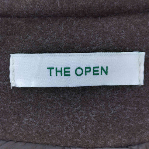 THE OPEN ベルト付き チェスターコート レディース