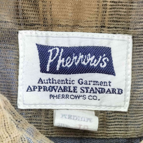 フェローズ PHERROWS チェック L/S BDシャツ メンズ JPN:M
