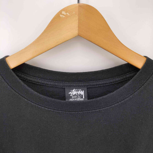 ステューシー Stussy トランプ ロゴ スリーブプリント クルーネック L/S シャツ メンズ import:L