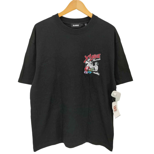 エクストララージ XLARGE 23SS LISTEN TO THE RECORD S/S TEE リッスントゥザレコード ショートスリーブTシャツ メンズ import:L