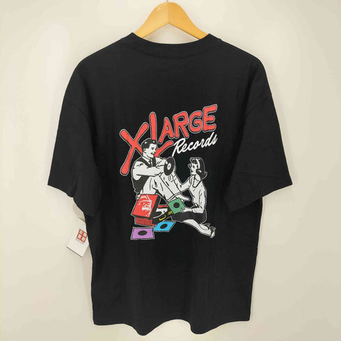 エクストララージ XLARGE 23SS LISTEN TO THE RECORD S/S TEE リッスントゥザレコード ショートスリーブTシャツ メンズ import:L