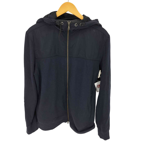 バナナリパブリック BANANA REPUBLIC ナイロン切替 ワッフル地ジップアップパーカー メンズ import:L